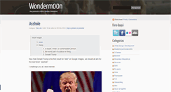 Desktop Screenshot of blog.wonderm00n.com